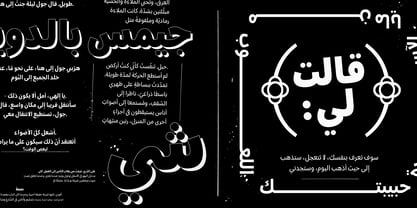 Salford Sans Arabic Font Poster 6