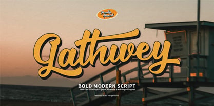 Gathwey Font Poster 1