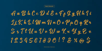 Gathwey Font Poster 10
