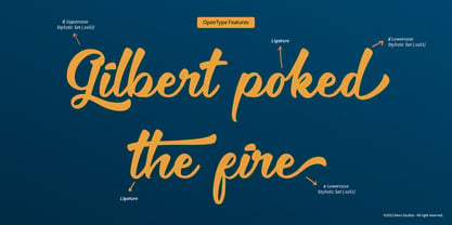 Gathwey Font Poster 4