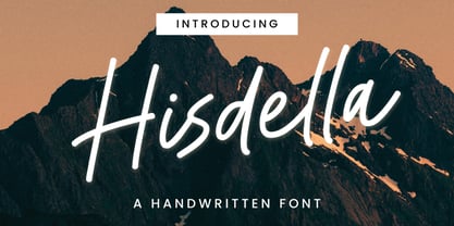 Hisdella Font Poster 1