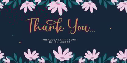 Missoula Script Font Poster 7