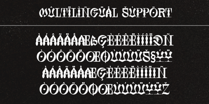 Brocky Whiesed Font Poster 9