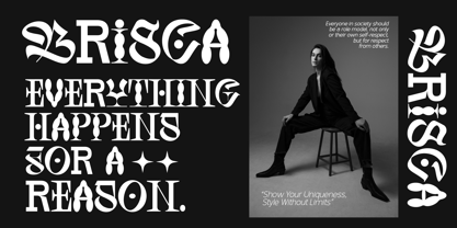 Brocky Whiesed Font Poster 3