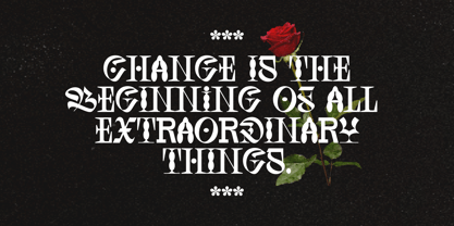 Brocky Whiesed Font Poster 5