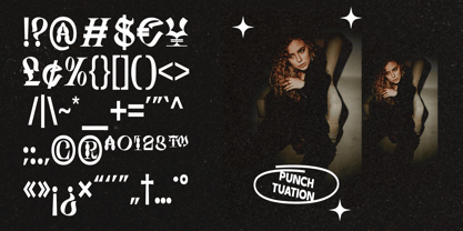 Brocky Whiesed Font Poster 8