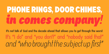 Mimolette Narrow Font Poster 5