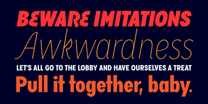 Mimolette Narrow Font Poster 7