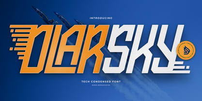 Dlar Sky Font Poster 1