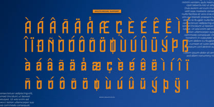 Dlar Sky Font Poster 11