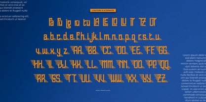 Dlar Sky Font Poster 12
