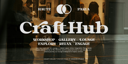 County Milles Font Poster 4