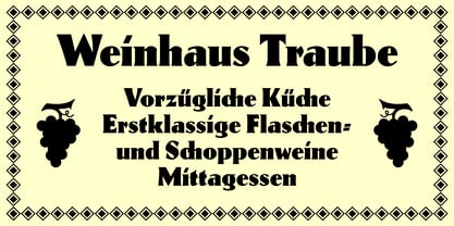 Rudolf Antiqua Font Poster 3