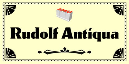 Rudolf Antiqua Font Poster 1