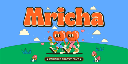 Groovy Mricha Font Poster 1