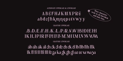 Thught Font Poster 9