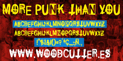 More Punk Than You Font Poster 6