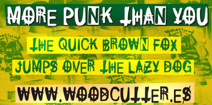 More Punk Than You Font Poster 2