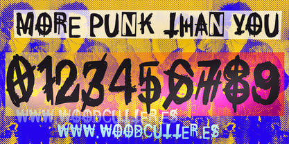More Punk Than You Font Poster 4