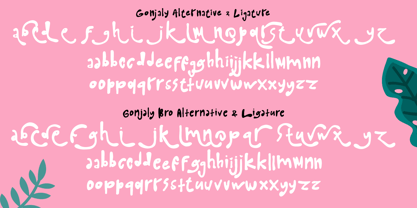 Gonjaly Font Poster 8