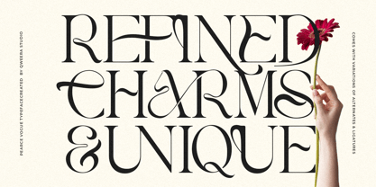 Pearce Vogue Font Poster 2