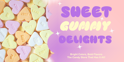 Playful Bubble Font Poster 2