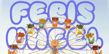 Playful Bubble Font Poster 6