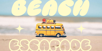 Playful Bubble Font Poster 3