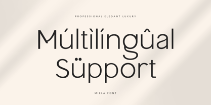 Miela Font Poster 15
