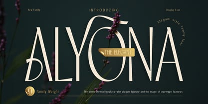 Alyona Font Poster 1