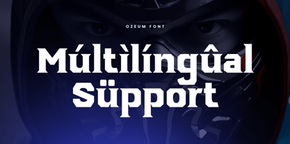 Ozeum Font Poster 14