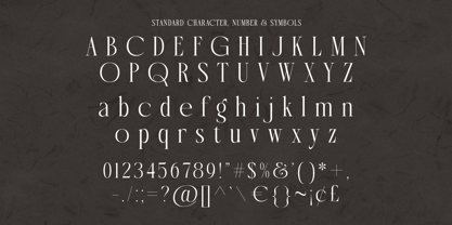 Carika Font Poster 9