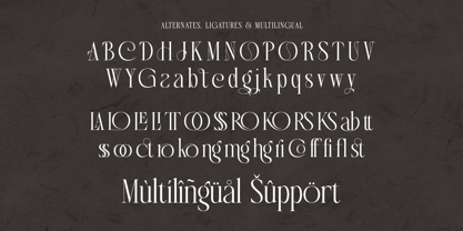 Carika Font Poster 10