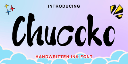 Chucoko Font Poster 1