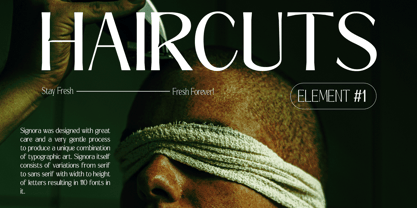 Signora Classica Font Poster 4