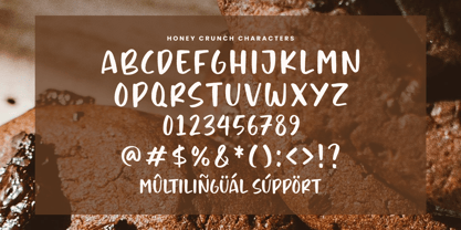 Honey Crunch Font Poster 6