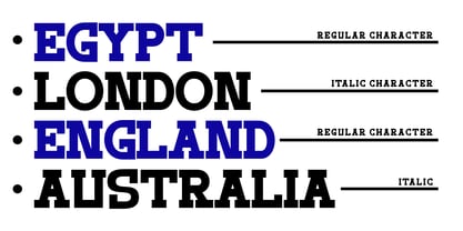 Thorm Lines Font Poster 2