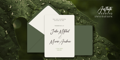 CF Golden Glamoura Font Poster 5