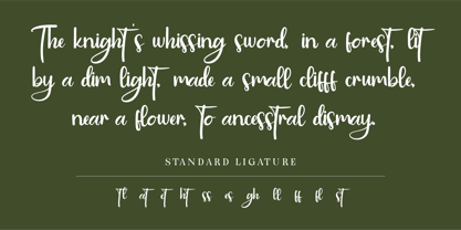 CF Golden Glamoura Font Poster 6