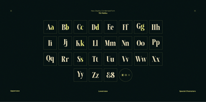 TBJ Malibu Condensed Serif Font Poster 2