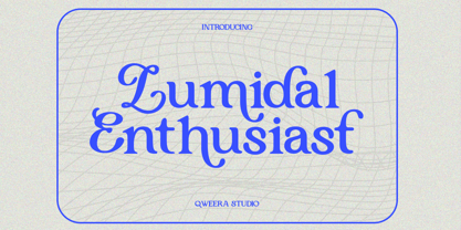 Lumidal Font Poster 1