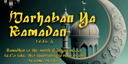 Best Ramadan Font Poster 2