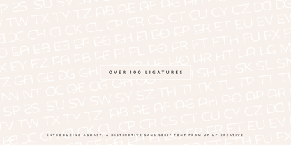 Aghast Font Poster 4