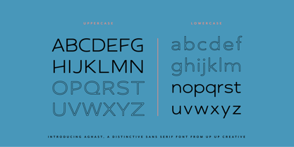 Aghast Font Poster 6