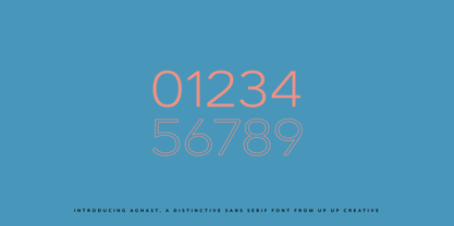 Aghast Font Poster 11