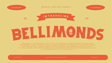 Bellimonds Font Poster 1