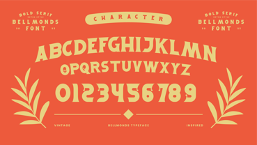 Bellimonds Font Poster 2
