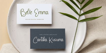 CF Ilarique Cursivea Font Poster 7