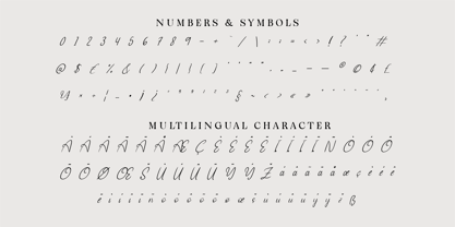 CF Ilarique Cursivea Font Poster 6