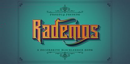 Rademos Font Poster 1